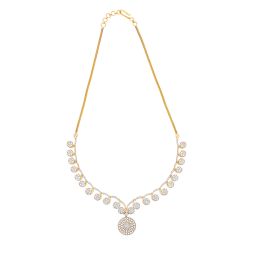 Delicate Rose Gold and Diamond Necklace