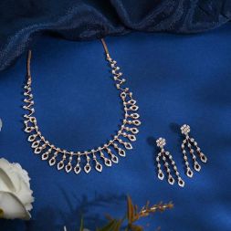 Clustered Diamond Jewellery Set