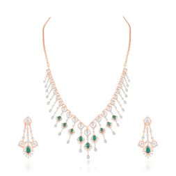 Mesmerising Diamond Astra Jewellery Set