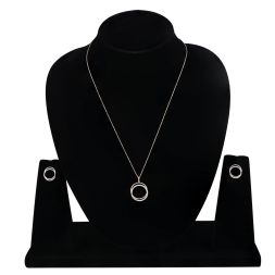 Stylish Rose Gold and Diamond Necklace Set