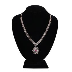 Festive Floral Diamond Necklace