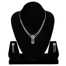 Luminous Necklace Set in Rose Gold