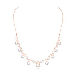 Linear Bar Diamond Necklace