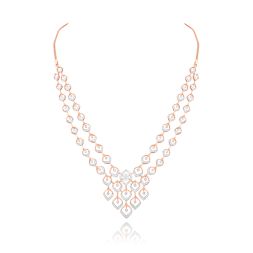 Regal and Timeless Diamond Necklace