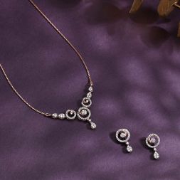 Seraphine Diamond Necklace Set