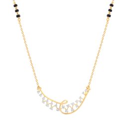 Delicate Swirl Design Diamond Tanmaniya