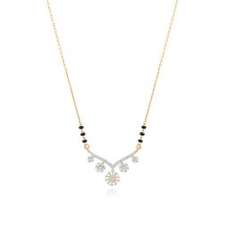 Twinkle Simple Yellow Gold Tanmaniya Chain