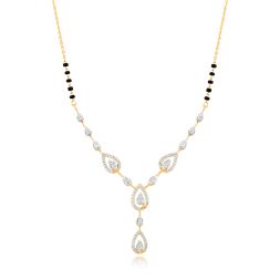 Elegant Drop Diamond Mangalsutra