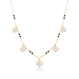 Stunning Diamond Drop Mangalsutra