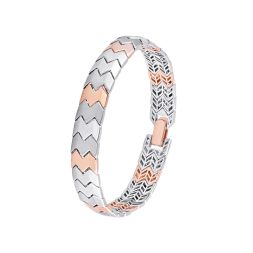 Prestigious Dual Metal Bracelet For Men