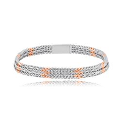 Elegant Platinum Flexi Bracelet