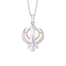 Stunning 950Pt Platinum and Rose Gold Pendant