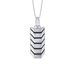 Gleaming Men's Platinum Pendant