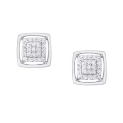 Stunning Platinum and Diamond Earrings