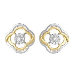 Two-toned Artistic Earrings