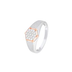 Cherished Platinum and Diamond Men's Finger Band