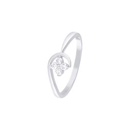 Gorgeous Floral Diamond and Platinum Finger Ring