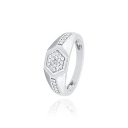 Minimalist Platinum Ring For Men