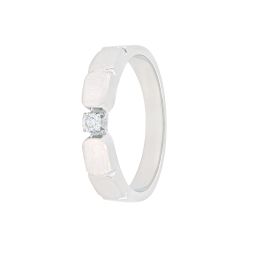 Sophisticated Platinum and Diamond Band