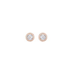 Classic Round Diamond Stud Earrings