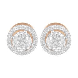 Dainty Diamond and Gold Studs
