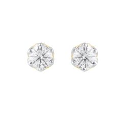 Shining 18Kt Yellow Gold Studs
