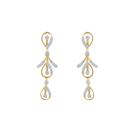 Sophisticated Astra Drop Design Diamond Danglers