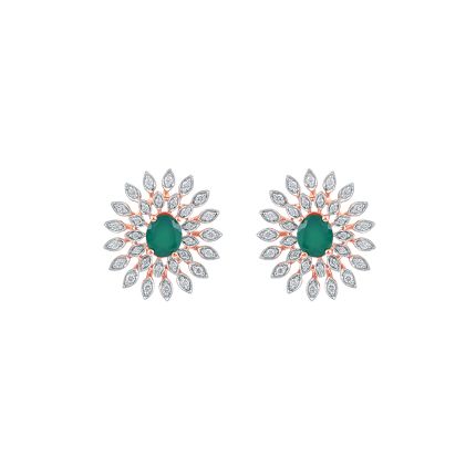 Classic Starburst Design Astra Diamond Studs