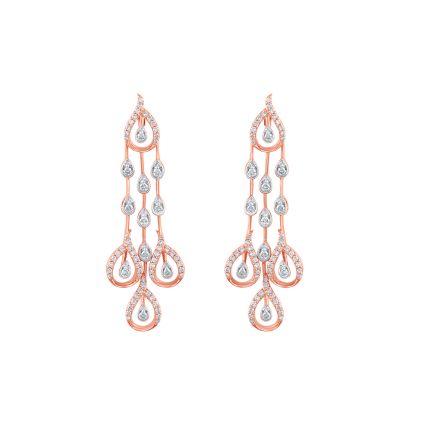 Precious Handmade Astra Diamond Danglers