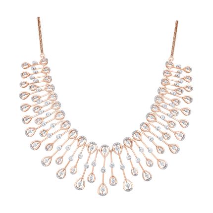 Mesmerizing 14KT Rose Gold Astra Necklace