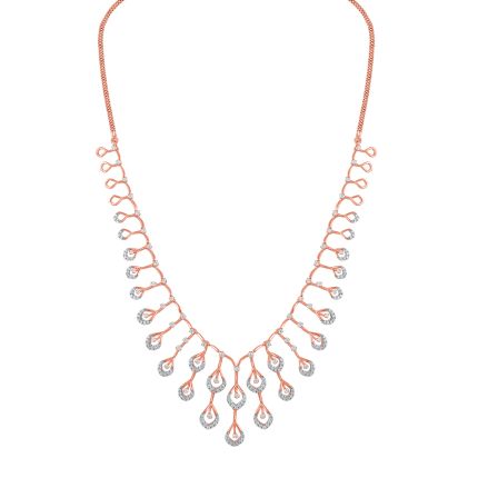 Sparkling Peacock Design Astra Diamond Necklace