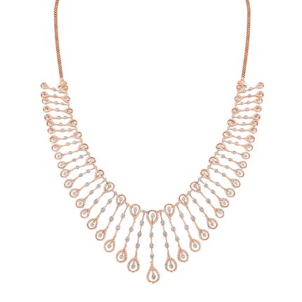 Precious Handmade Astra Diamond Necklace