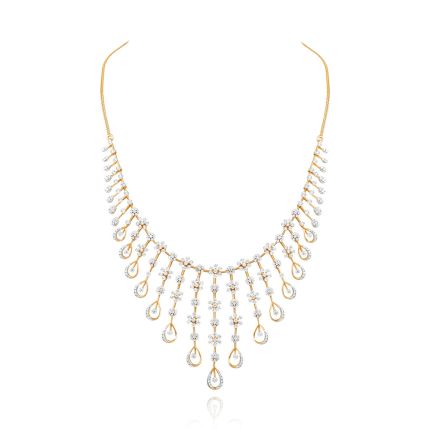Delicate Floral Royal Necklace