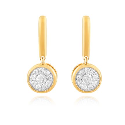 Timeless Diamond Hoop Earring