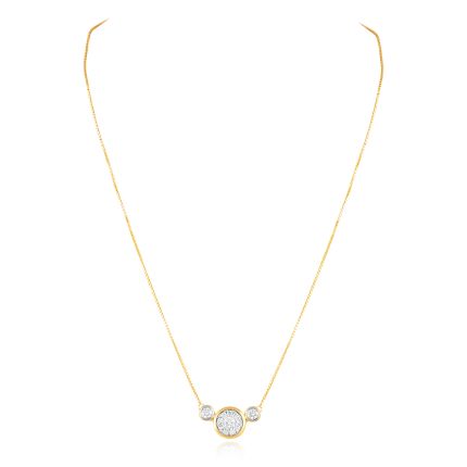 Modern Sparkle Diamond Necklace