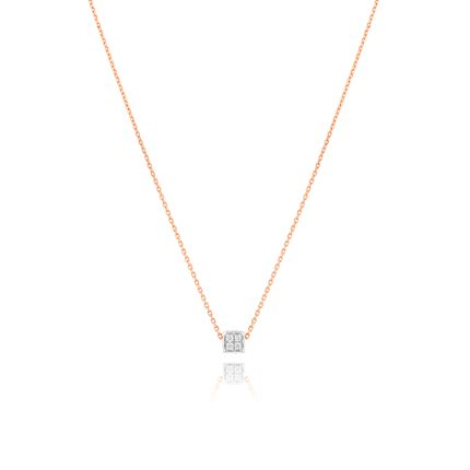 Modern Radiant Finish Chain Necklace