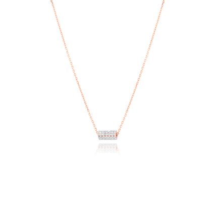 Romantic Rose Gold Chain Necklace