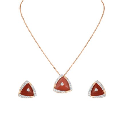 Dazzling 18KT Rose Gold Diamonds Desired Jewellery
