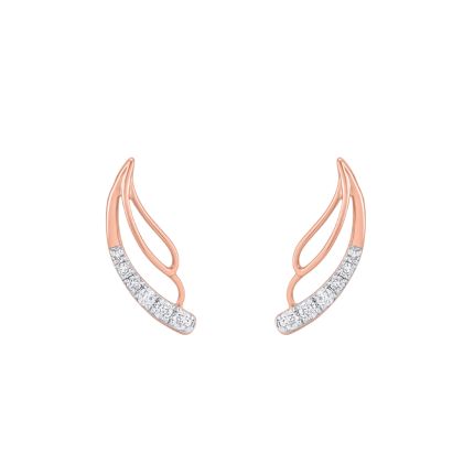 Timeless Floral Diamond Rose Earring