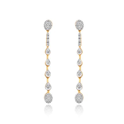Grace Of Diamonds Drop Earrings