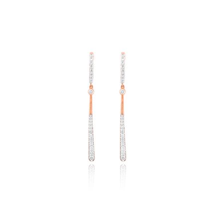 Luminous Casual Diamond Rose Earring