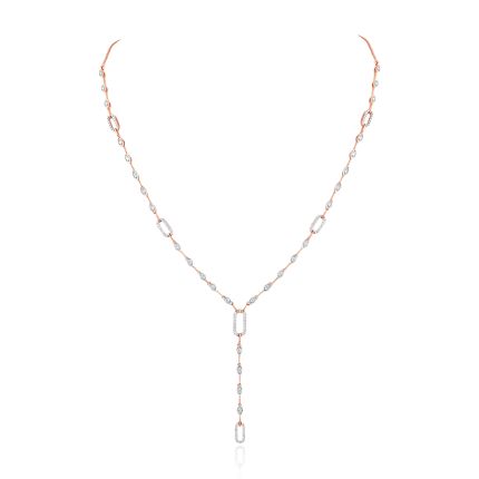 Gleam Diamond Lariat Necklace