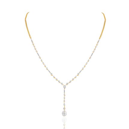 Grace Of Diamonds Lariat Necklace 