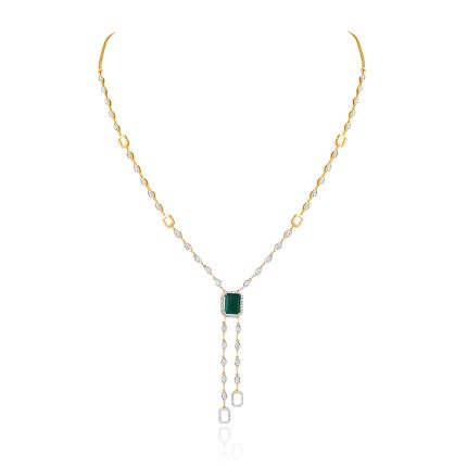 Green Brilliance Diamond Necklace 