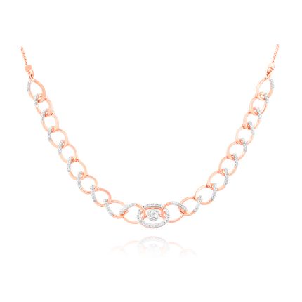 Cuban Diamond Accent Necklace