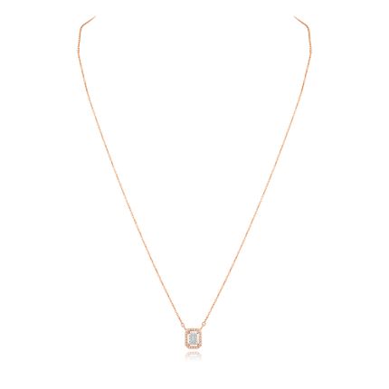 Modern Radiance Diamond Necklace