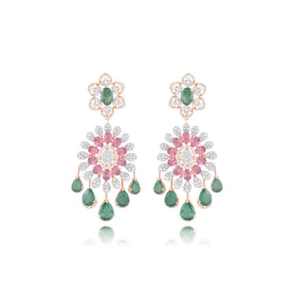 Royal Diamond Bridal Earrings