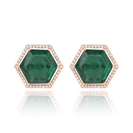 Bridal Floral Diamond Earrings