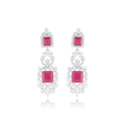 Queens Pride Diamond Earrings