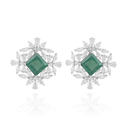 Graceful Diamond Bridal Earrings